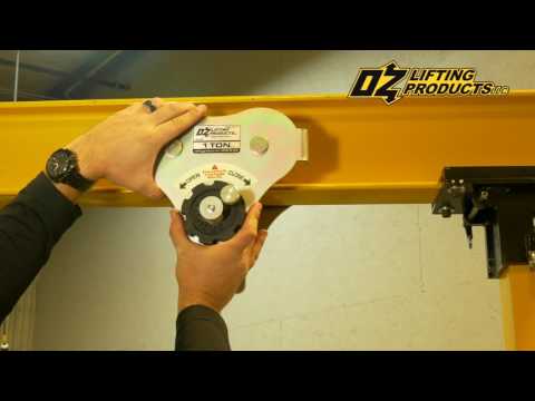 Push Beam Trolley USA Made From OZ Lifting Push Beam Trol...