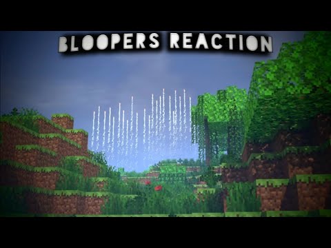 Reacting to Rise Of The Pillagers & Starfall Bloopers (Minecraft Animation) By Black Plasma Studios