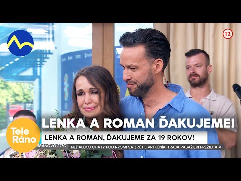 Lenka Šóošová a Roman Juraško - ďakujeme! | Teleráno