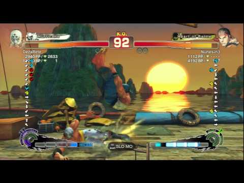 DezaRete (El Fuerte) Vs Nunes-n3 (Ryu) SSF4 AE Ranked Matches - PSN