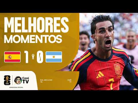 Gols e melhores lances de Espanha x Argentina