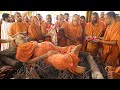 Final Rites Ceremony Tribute To Pujya Dharmakishordasji Swami અંતિમ સંસ્કાર