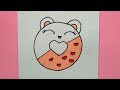 How To Draw A Cute Donut - Easy drawing