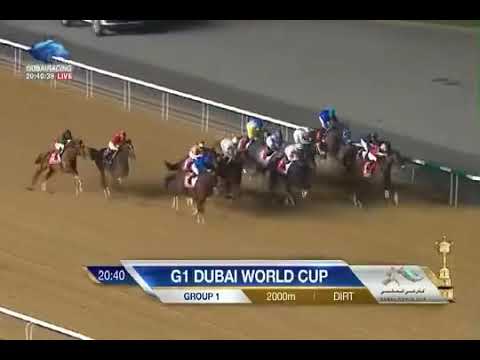 THUNDER SNOW (IRE) wins Dubai World Cup for Saeed bin Suroor  at the #DWC19 under Christophe