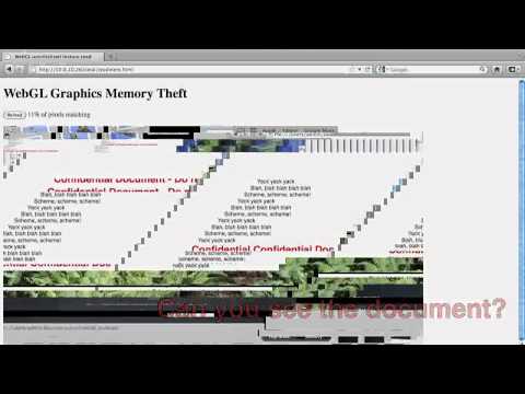 Contexis: WebGL Security Flaws
