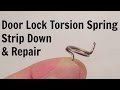 VW T4 Door Lock Torsion Spring Repair Fix Volkswagen Transporter #VWT4