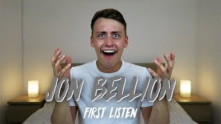 Listening to JON BELLION for the FIRST TIME | Reaction