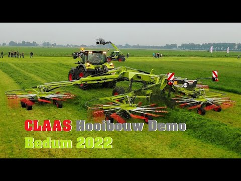 CLAAS Hooibouwdemo  30 juni 2022  in Bedum.
