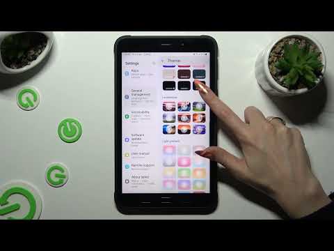 How to Change and Customize Keyboard Theme on SAMSUNG Galaxy Tab Active3 - Gboard