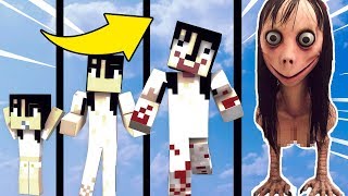 ¡SI MOMO TUVIERA UNA VIDA EN MINECRAFT! 😱| SI MOMO EXISTIERA EN MINECRAFT