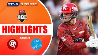 Melbourne renegades men VS Adelaide strikers men
