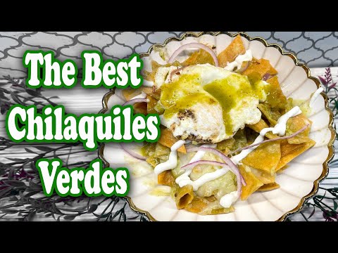 Authentic Green Chilaquiles Verdes with Eggs | Easy Mexican Breakfast Recipe