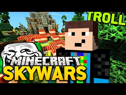 Minecraft SKYWARS: EINER GEHT NOCH!! :D [Trolling]