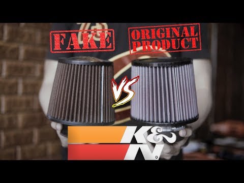Fake K&N vs original K&N air filters