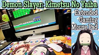 Demon Slayer Gaming Mouse Pad (Extended Size) from Amazon | Large Desk Pad for Kimetsu No Yaiba Fans