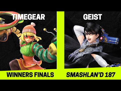 SmashLAN'd 187 Winners Finals - TimeGear (Min Min) vs Geist (Bayonetta) - SSBU Tournament