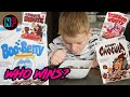 Kids Try Monster Cereals 1st Time And Rank Them
