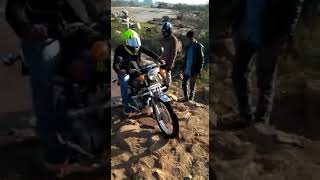 preview picture of video 'Offroading to Shamirpet Lake with YRCOH on YAMAHA RX'