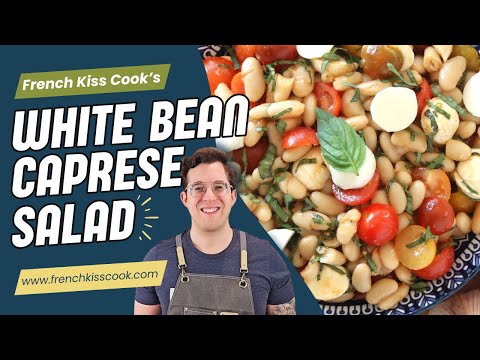 White Bean Caprese Salad