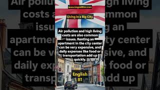 #English B1 - Living in a Big City