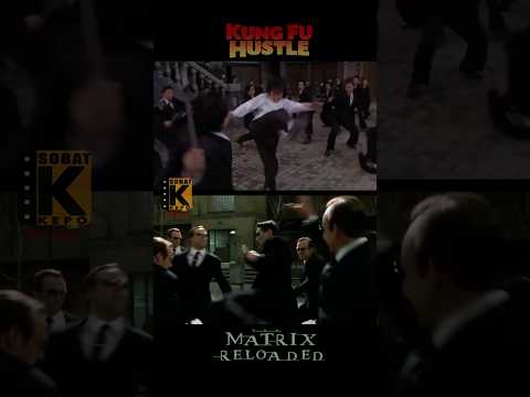 Similar Fight Scene Kungfu Hustle vs. The Matrix Reloaded #shorts