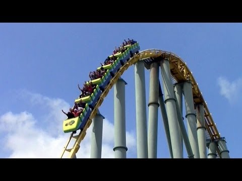 Off-ride footage of a Steel Eel train