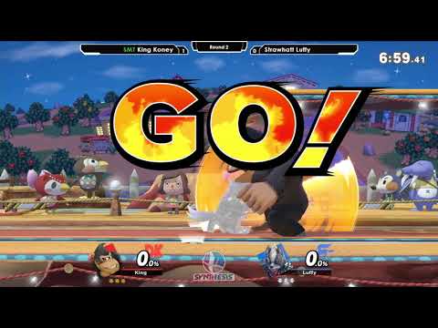 Smash Ultimate: SMT | King Koney (DK) V Strawhatt Luffy (Wolf) - Synthesis 34 Tournament SSBU
