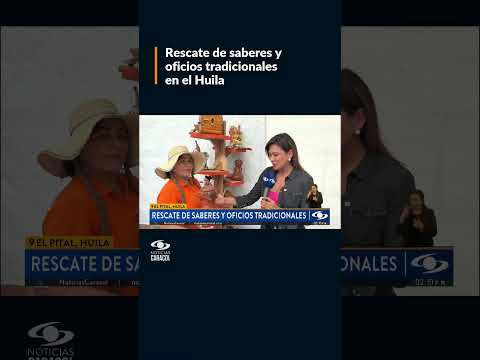Artesanos en El Pital, Huila, comparten sus saberes con las nuevas generaciones