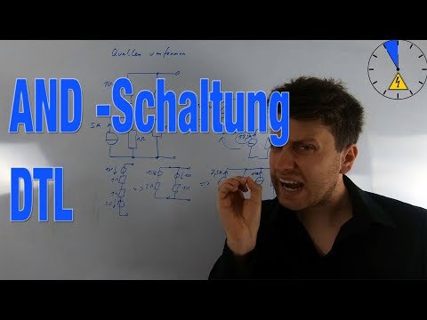 1 UND AND Schaltung mit DTL Dioden Transistor Logik Funktionsweise