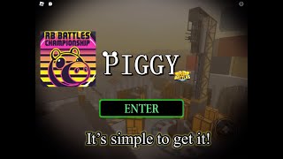 How to get new rb battle piggy badge!