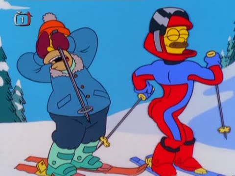 Simpsonovi - Lyžování