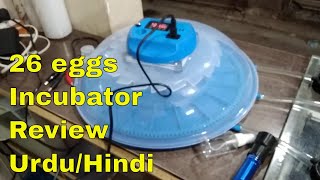26 eggs semi automatic incubator Urdu/Hindi