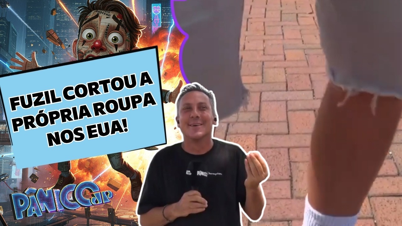 SE DEU MAL? FUZIL CORTA CALÇA COM FACA DE MANTEIGA PARA PODER TRABALHAR!