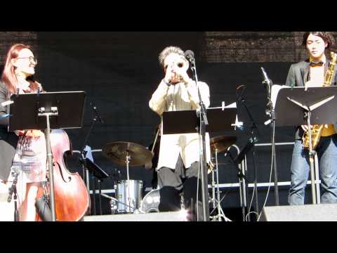 Tiger Okoshi with Berklee Ensemble live in Copley Square, Boston, MA