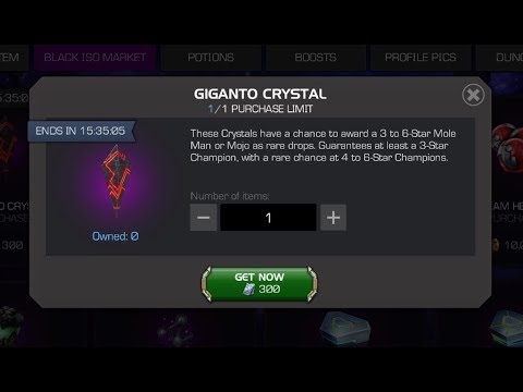 TODAY ONLY! An Extra Shot At 5 & 6-Star Mole Man For Units In The Black Iso Store