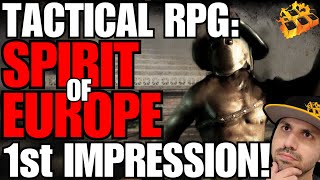Spirit Of Europe Origins 1st Impression!! Learn History From This JRPG!! Turn Based Dark Fantasy!!