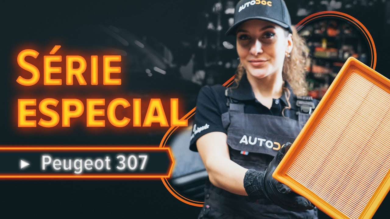 Como mudar filtro de ar em Peugeot 307 SW - guia de substituição