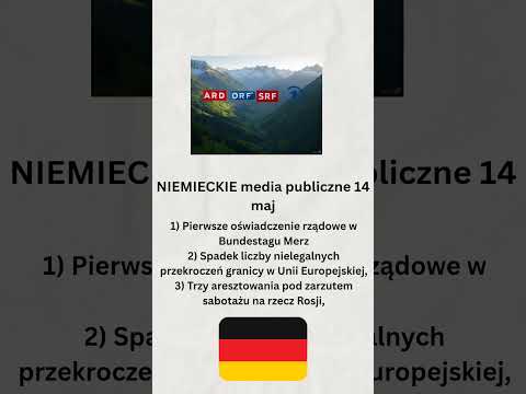 Niemieckie media publiczne 14 maj