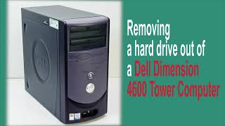 IDE Hard Drive removal from a computer tower (Dell)
