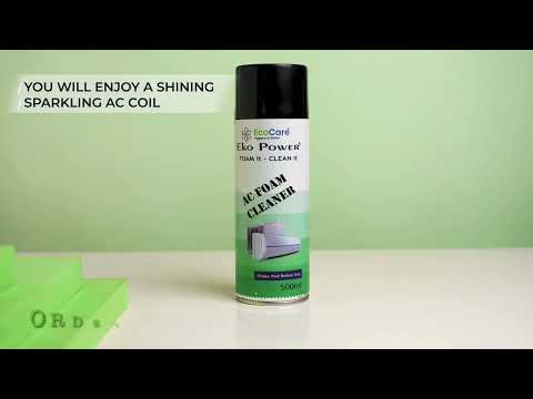 Eko Power AC Foam Cleaner for Split Ac coil, Window Ac, Car Ac for