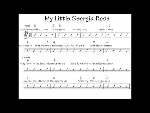 My Little Georgia Rose  - bluegrass backing track