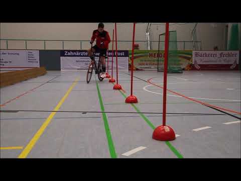 Training der Radballer des RSV Großkoschen