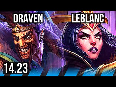 DRAVEN vs LEBLANC (MID) | KR Master | 14.23