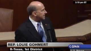 Gohmert Opposes Revised Bail Out