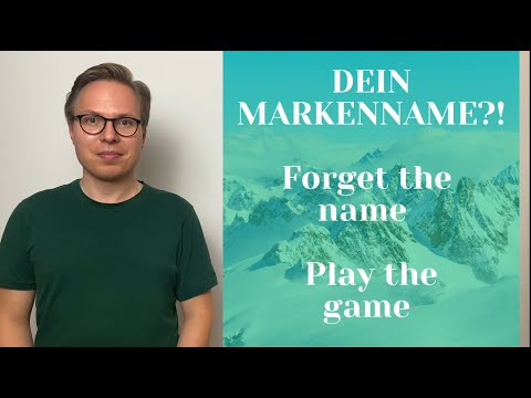 Dein passender Markenname: Spielerisch leicht für Deine Marke den passenden Namen finden