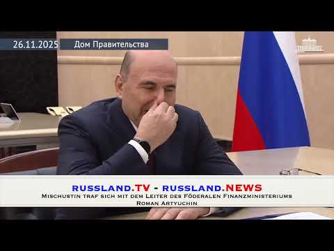 Mischustin traf sich mit dem Leiter des Föderalen Finanzministeriums Roman Artyuchin