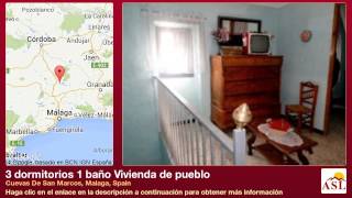 preview picture of video '3 dormitorios 1 baño Vivienda de pueblo se Vende en Cuevas De San Marcos, Malaga, Spain'