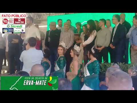 NOVO BARREIRO SEDIOU ABERTURA DA COLHEITA DA ERVA MATE - Governador Eduardo Leite