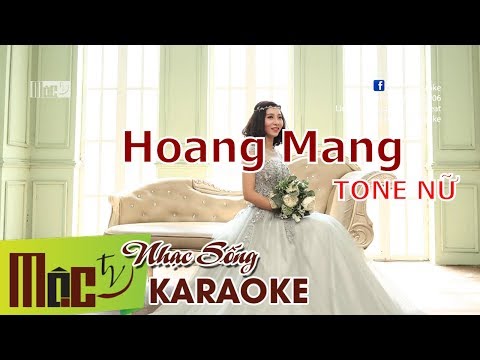 Karaoke Hoang Mang | Tone Nữ - Hồ Quỳnh Hương
