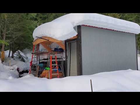 2022-02-19 Heavy ❄️ ❄️ ❄️  snow at the property